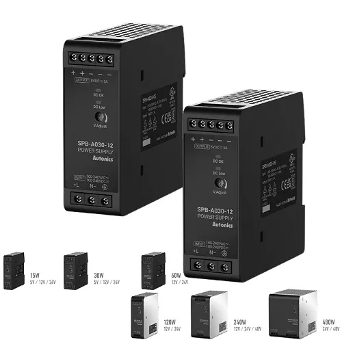 SPB-A030-12 Bộ nguồn xung ổn áp Autonics lắp đặt trên thanh DIN